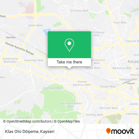 Klas Oto Döşeme map