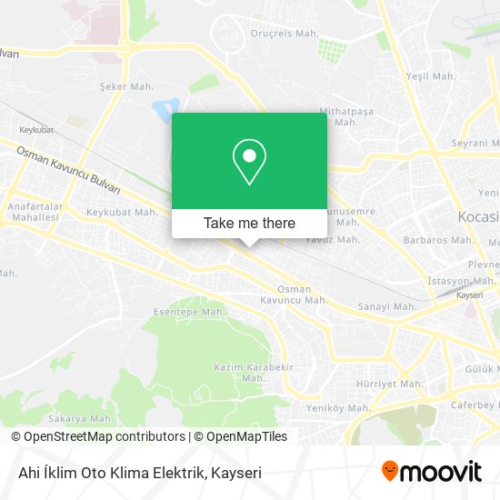 Ahi Íklim Oto Klima Elektrik map