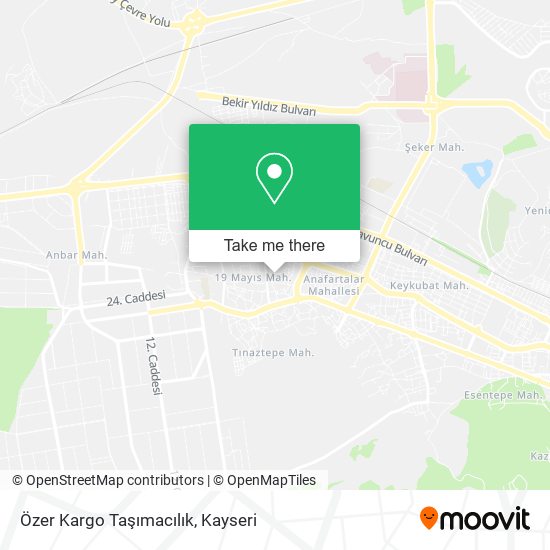 Özer Kargo Taşımacılık map