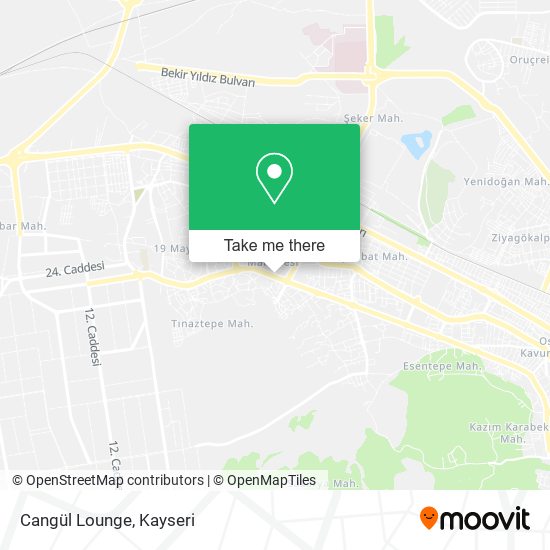 Cangül Lounge map