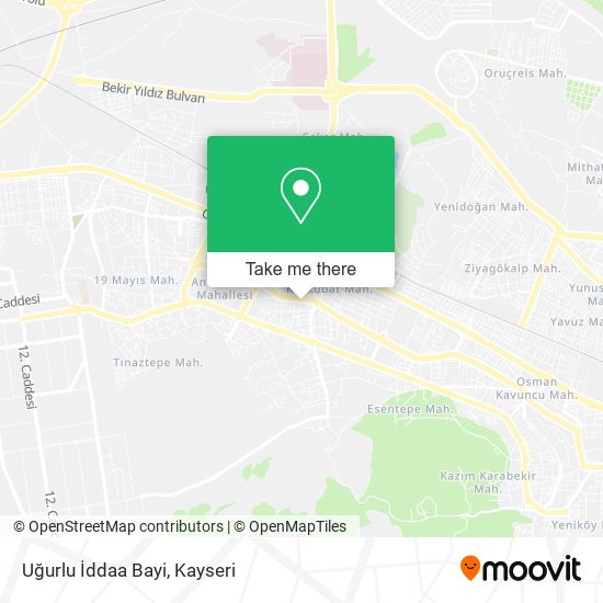 Uğurlu İddaa Bayi map