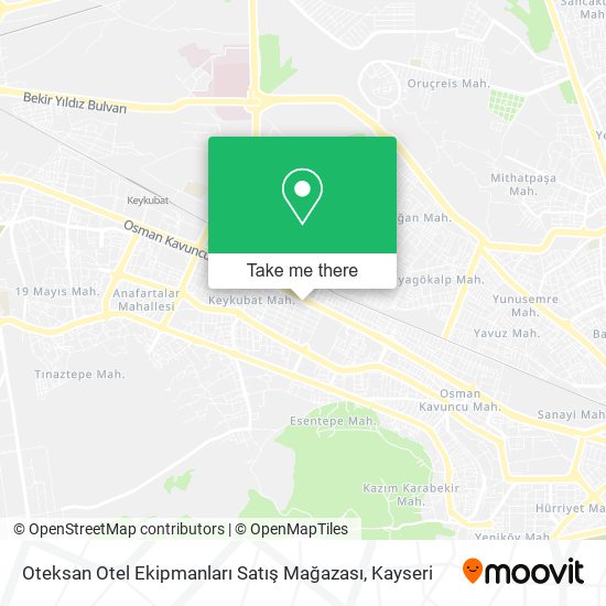 Oteksan Otel Ekipmanları Satış Mağazası map