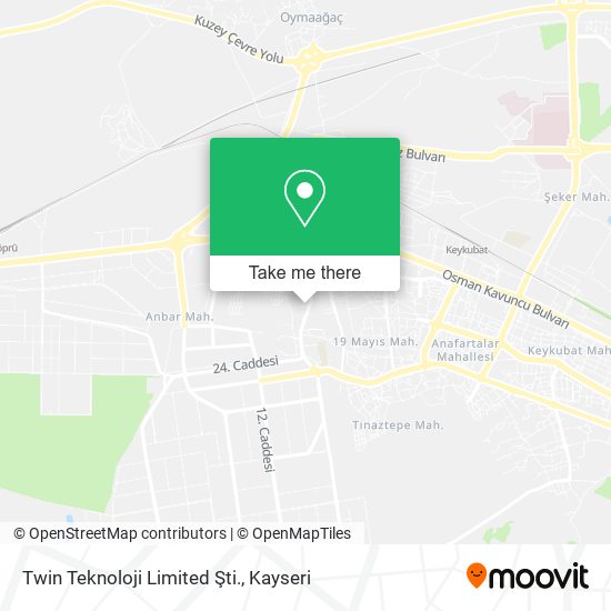 Twin Teknoloji Limited Şti. map