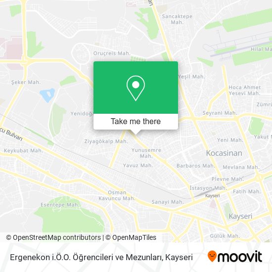 Ergenekon i.Ö.O. Öğrencileri ve Mezunları map
