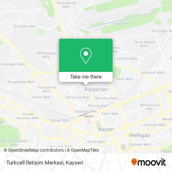 Turkcell İletişim Merkezi map