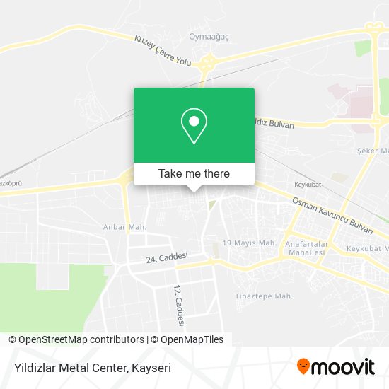 Yildizlar Metal Center map