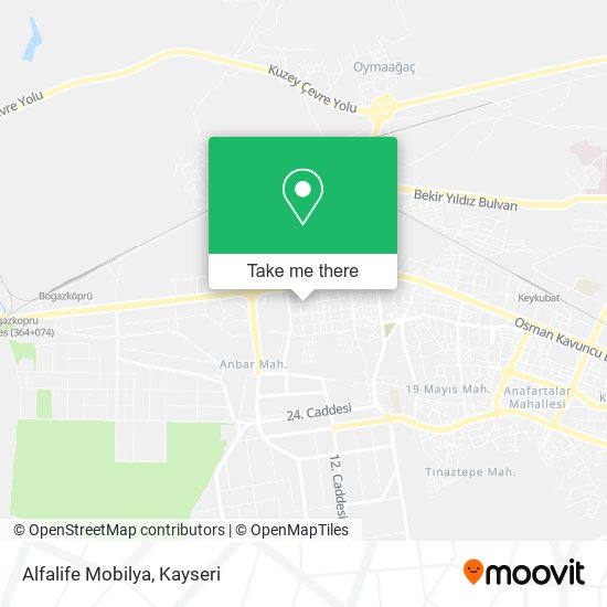 Alfalife Mobilya map