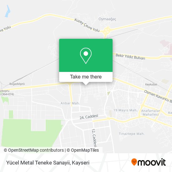 Yücel Metal Teneke Sanayii map