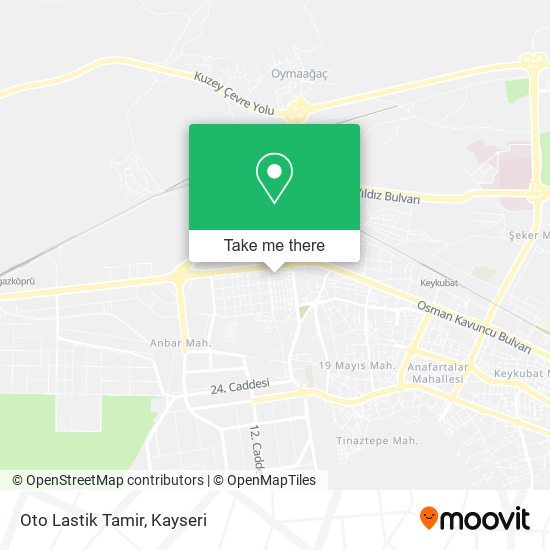 Oto Lastik Tamir map