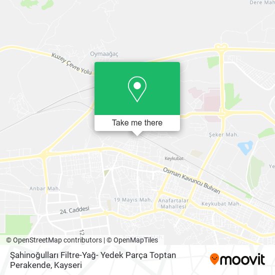 Şahinoğulları Filtre-Yağ- Yedek Parça Toptan Perakende map