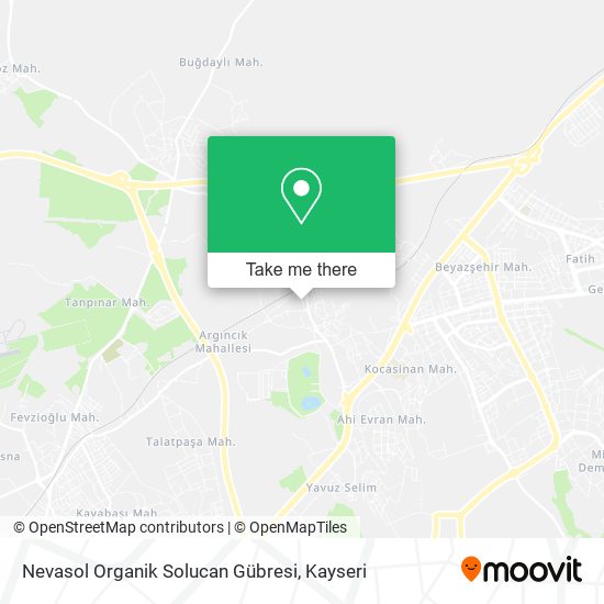 Nevasol Organik Solucan Gübresi map