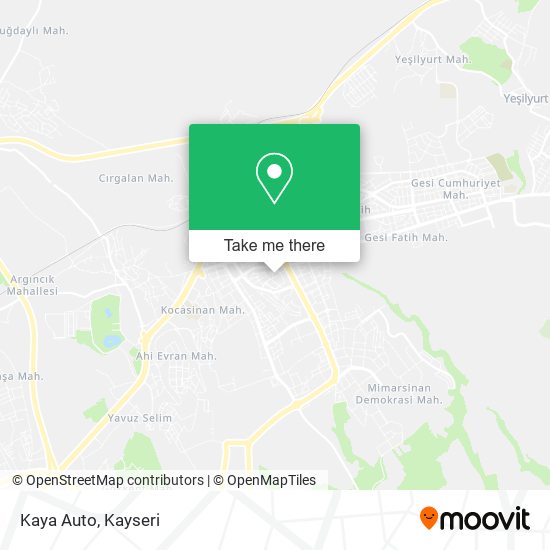 Kaya Auto map