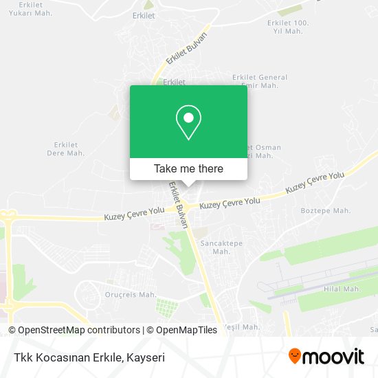 Tkk Kocasınan Erkıle map