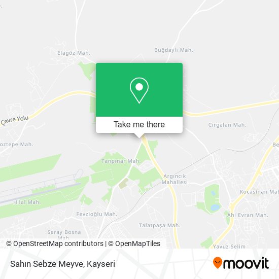 Sahın Sebze Meyve map