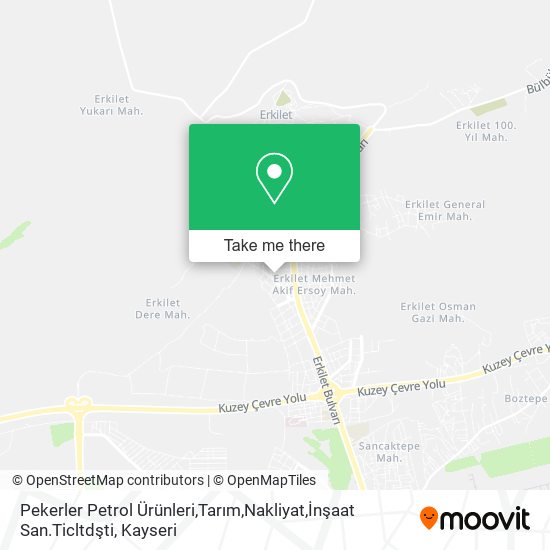 Pekerler Petrol Ürünleri,Tarım,Nakliyat,İnşaat San.Ticltdşti map