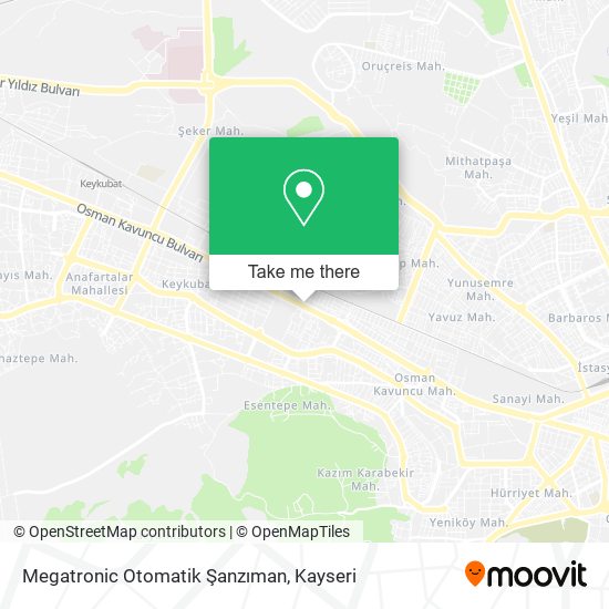 Megatronic Otomatik Şanzıman map