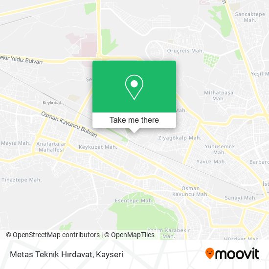 Metas Teknık Hırdavat map