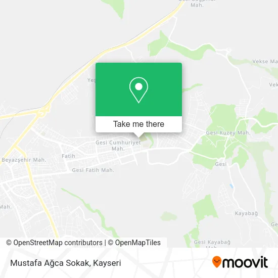 Mustafa Ağca Sokak map