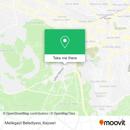 Melikgazi Belediyesi map