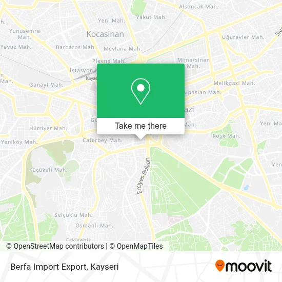 Berfa Import Export map