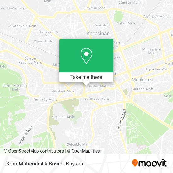 Kdm Mühendislik Bosch map