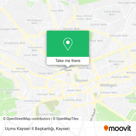 Uçms Kayseri İl Başkanlığı map
