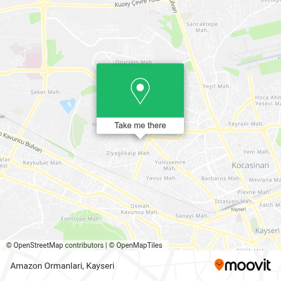 Amazon Ormanlari map