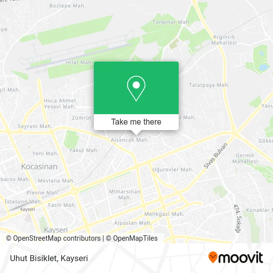 Uhut Bisiklet map
