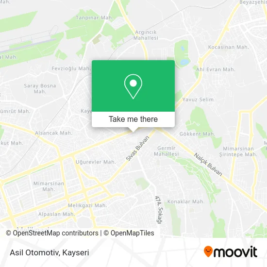 Asil Otomotiv map
