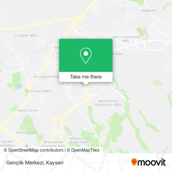 Gençlik Merkezi map