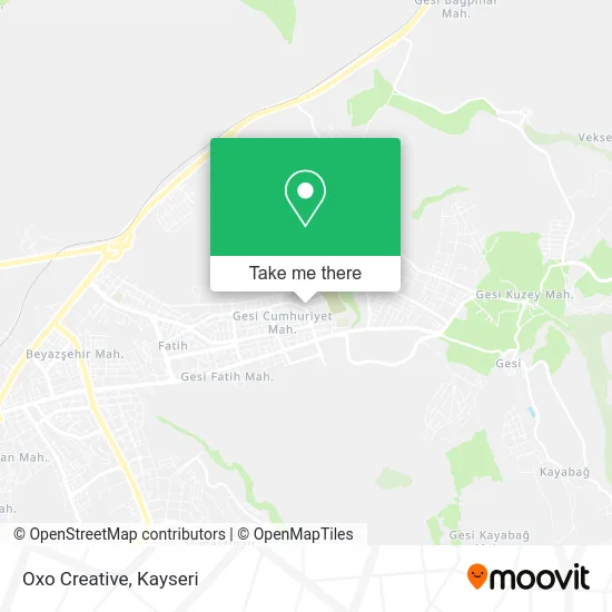 Oxo Creative map