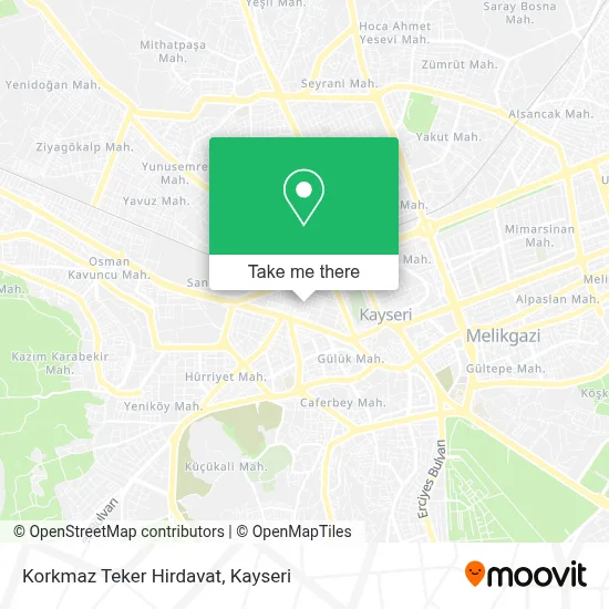 Korkmaz Teker Hirdavat map