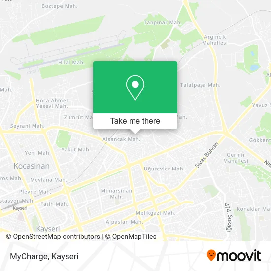 MyCharge map