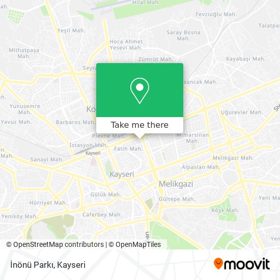 İnönü Parkı map