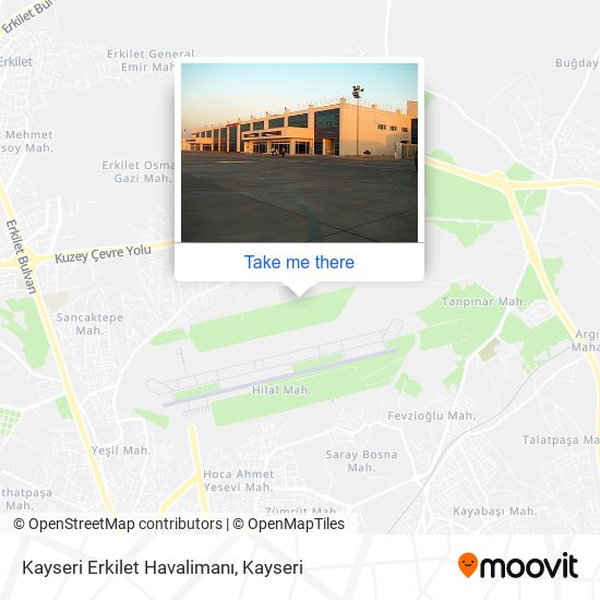 Kayseri Erkilet Havalimanı map