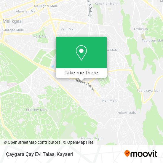 Çaygara Çay Evi Talas map