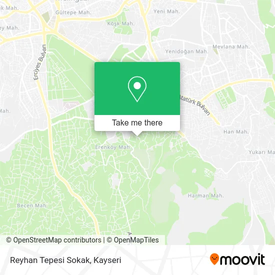Reyhan Tepesi Sokak map
