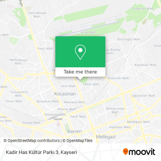 Kadir Has Kültür Parkı 3 map