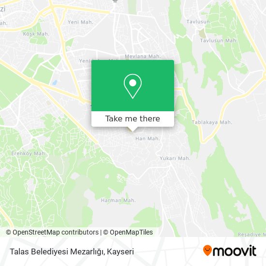 Talas Belediyesi Mezarlığı map