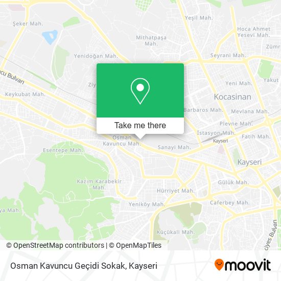 Osman Kavuncu Geçidi Sokak map