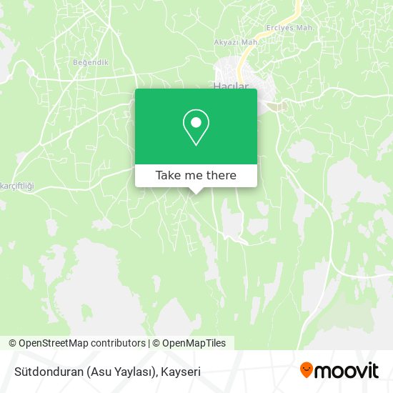 Sütdonduran (Asu Yaylası) map