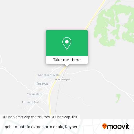 şehit mustafa özmen orta okulu map
