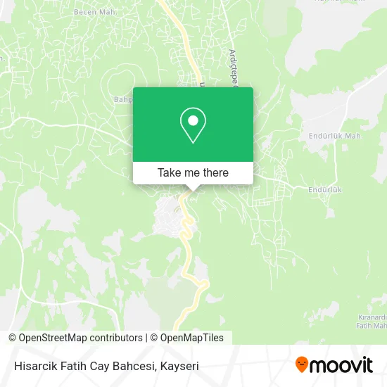 Hisarcik Fatih Cay Bahcesi map