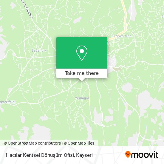 Hacılar Kentsel Dönüşüm Ofisi map