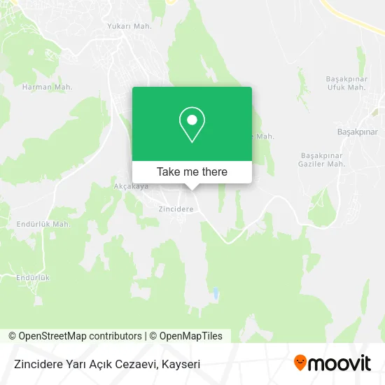 Zincidere Yarı Açık Cezaevi map