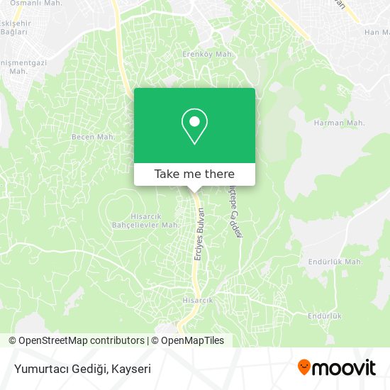 Yumurtacı Gediği map