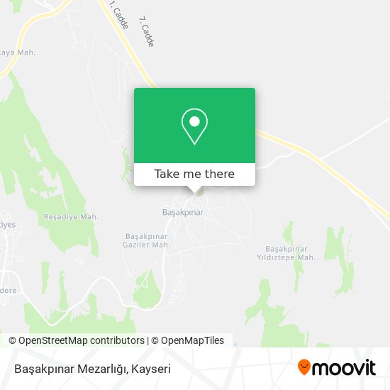 Başakpınar Mezarlığı map