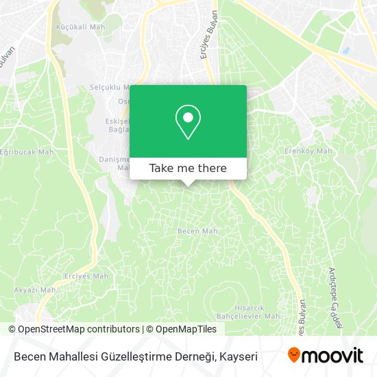 Becen Mahallesi Güzelleştirme Derneği map