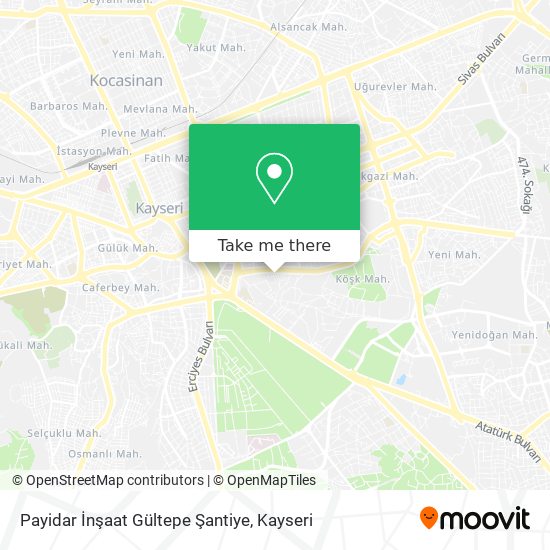 Payidar İnşaat Gültepe Şantiye map