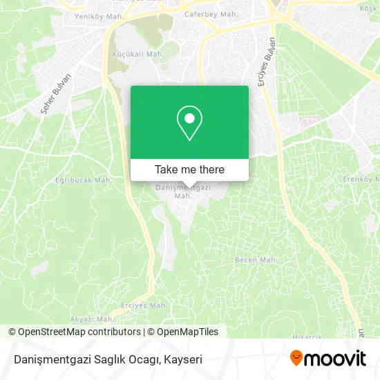Danişmentgazi Saglık Ocagı map